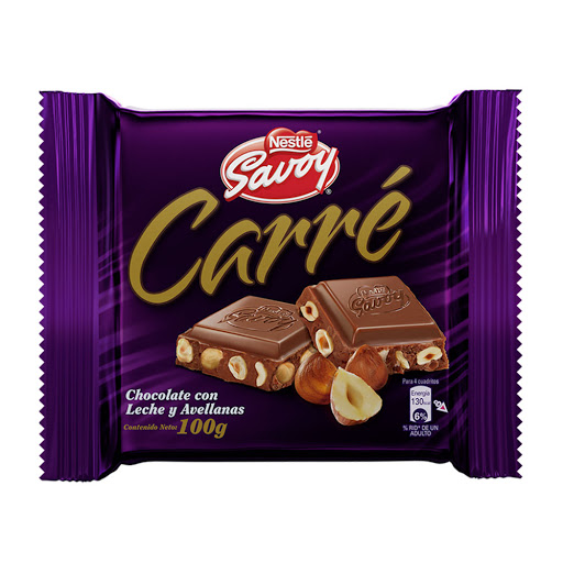 Chocolate carre Morado 25g