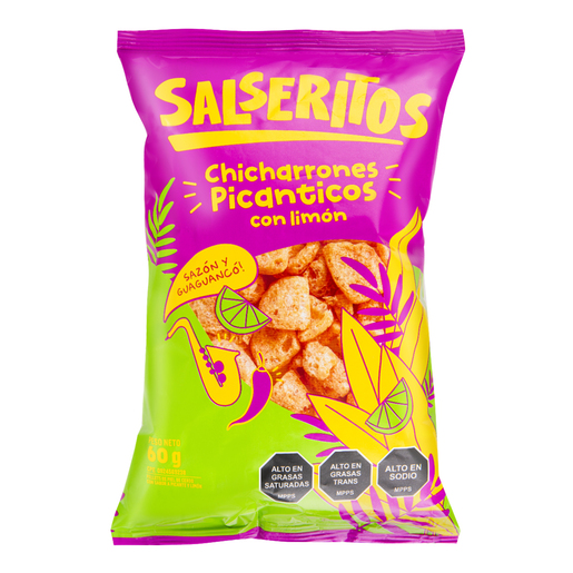 Salseritos Chicharrón picante 60gr