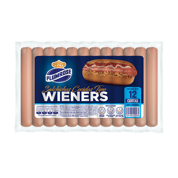 Salchichas Wieners Cortas Plumrose