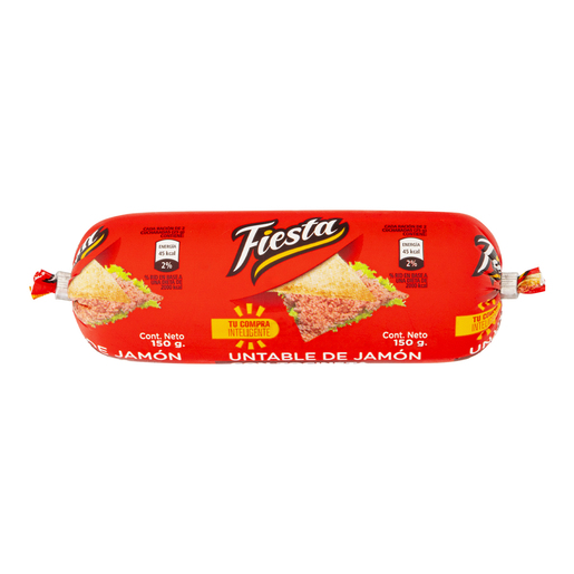 Untable De Jamon Con  Tocineta Fiesta  150 GR