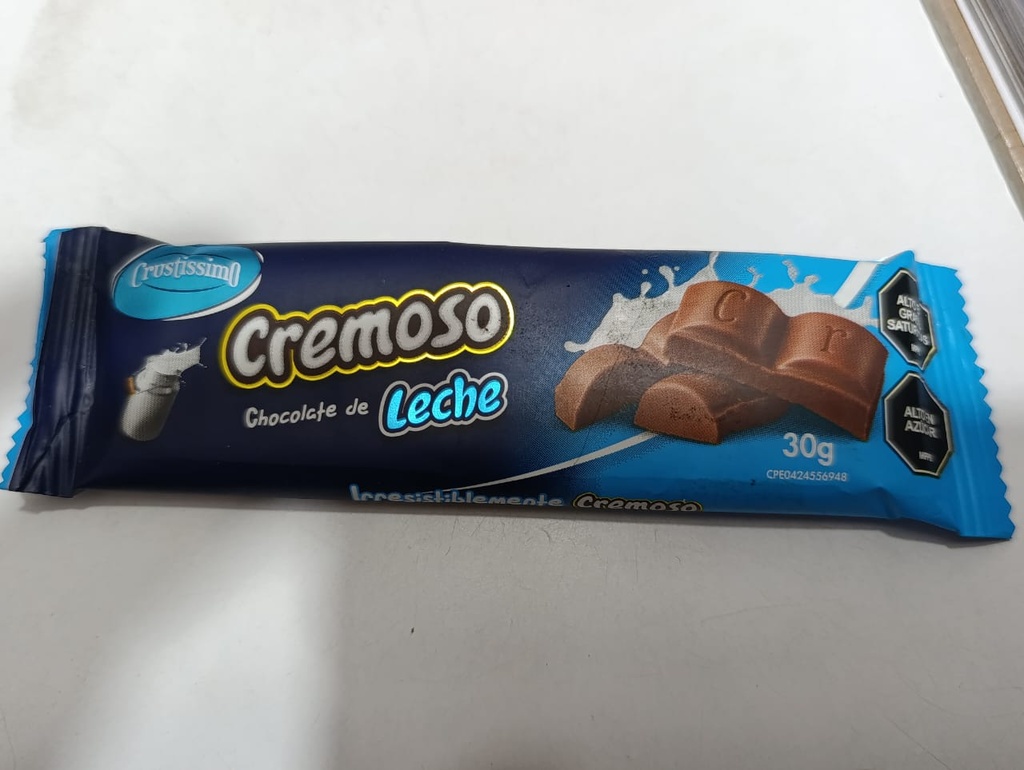Chocolate crustissim0 Leche 30gr