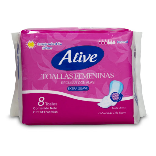 Toalla Sanitaria Alive Diurna