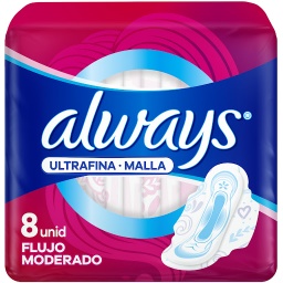 Always Toallas  Ultra fina Malla Dia