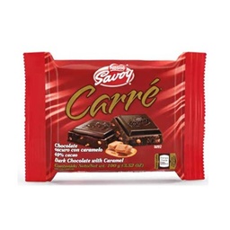 Chocolate carre Rojo 100gr