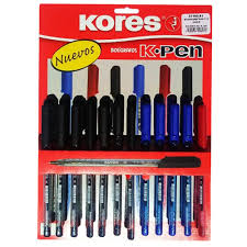 Boligrafo Kores Surtido